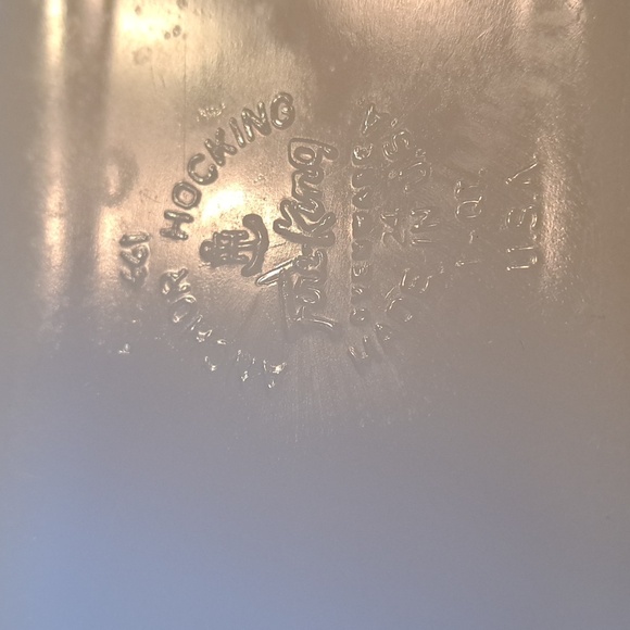 Vintage Anchor Hocking Candle Glow Casserole Dish - Picture 5 of 6